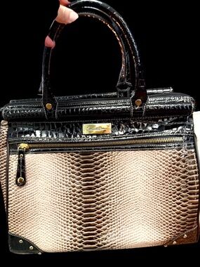 Samantha Brown Embossed Ombre Dowel Bag Carry-On Luggage (12"x19")